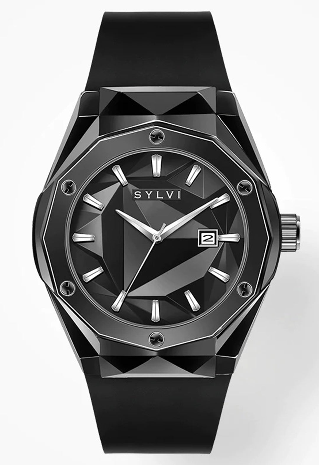 Sylvi Imperial Full Black Wrist Watch For Men
