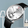 Harbor Silver Dial Slim Unique Design Watch for Men