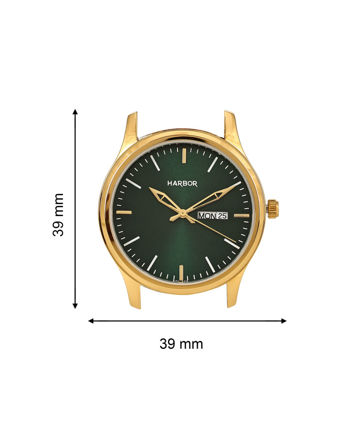 Gold With Green Dial Men Wrist Watch for Men Gold With Green Dial Men Wrist Watch for Men