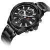 NAVIFORCE NF9089S Black Chronograph Stainless Steel Wristwatch For Men