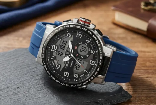 Why the Harbor 1001 Blue Silicone Strap Watch is Our #1 Best-Seller
