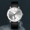 HARBOR Slim Silver Case Analog Watch For Men