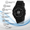 HARBOR 9134 Black PU Strap Digital Sports Watch For Men & Boys